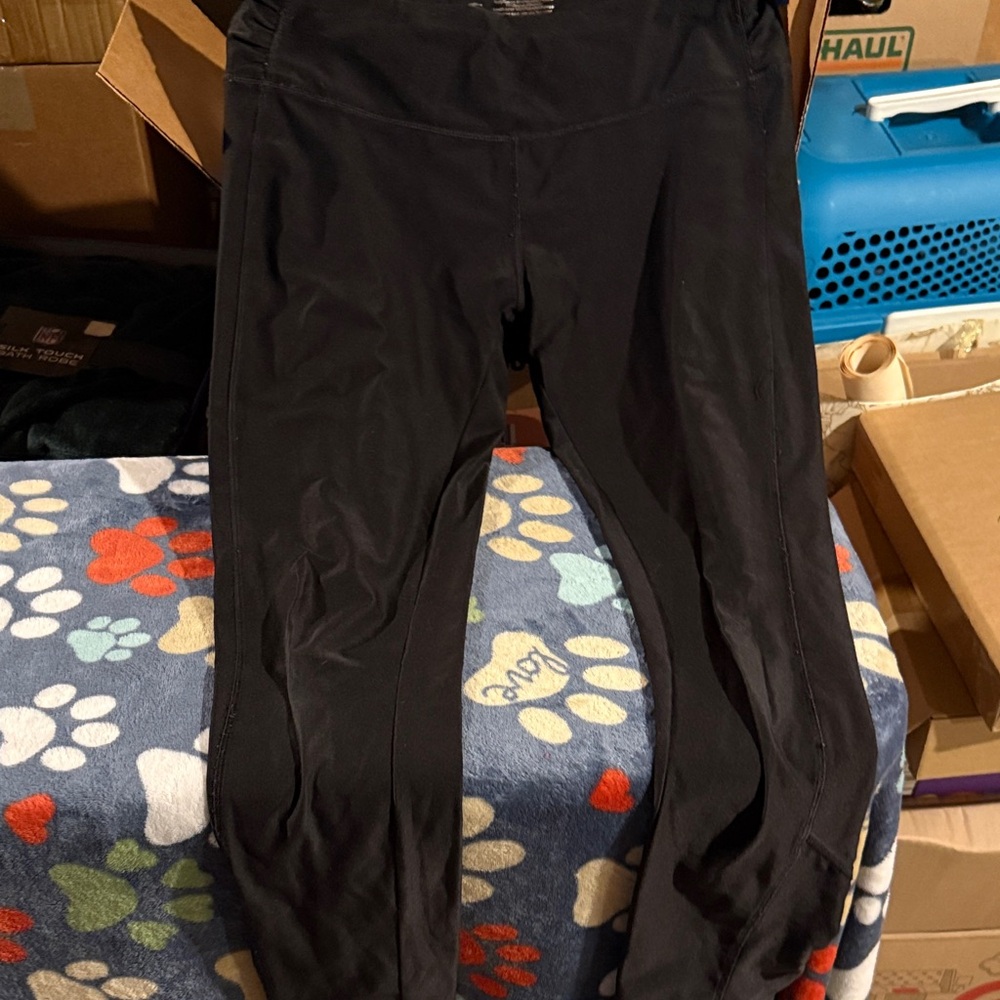 Avia Jet Black Performance Leggings